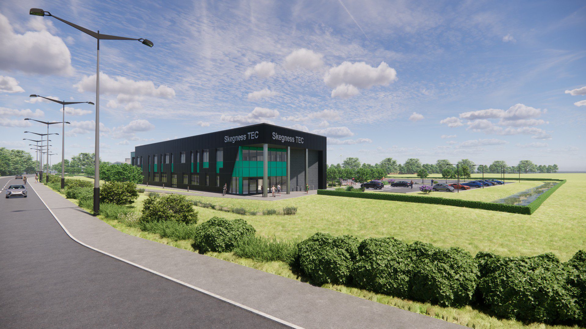 Construction is underway for a New Further and Higher Education Campus in Skegness